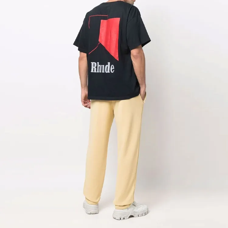 RHUDE Track Logo Tee-3