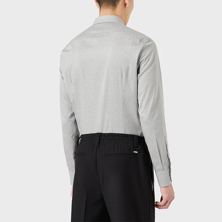 EMPORIO ARMANI Shirts Men Gray-2