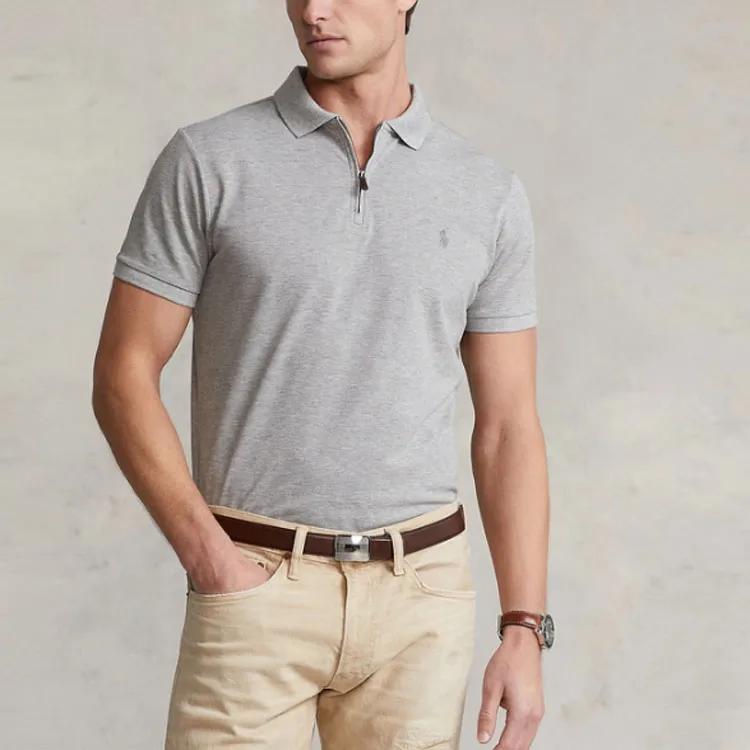 Polo Ralph Lauren SS22 Polo Shirt Men's Gray-2