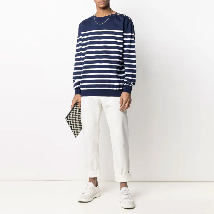 BALMAIN FW21 Sweater Men's Blue-1