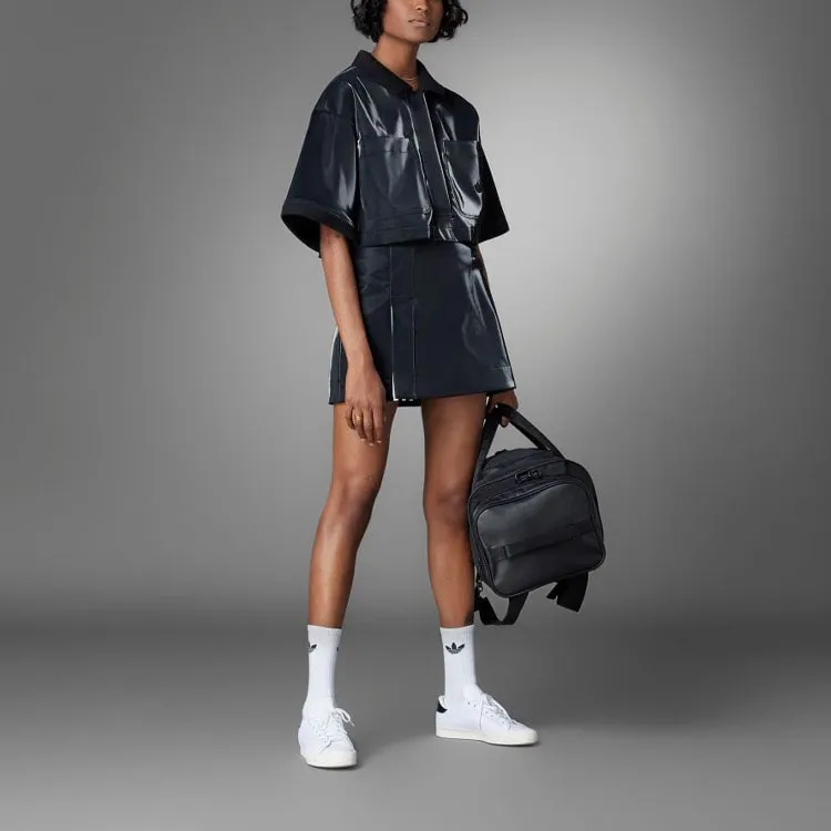 Adidas Blue Version High Shine Skirt Black-2