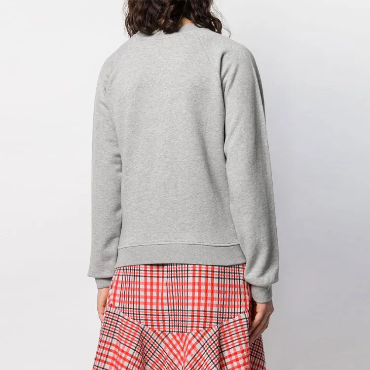Maison Kitsune Woman Cotton Sweatshirt Grey-3
