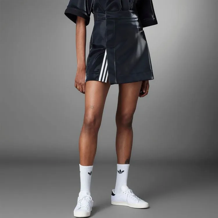 Adidas Blue Version High Shine Skirt Black-4