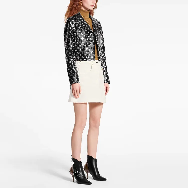 LOUIS VUITTON 10's Monogram Biker Jacket-1