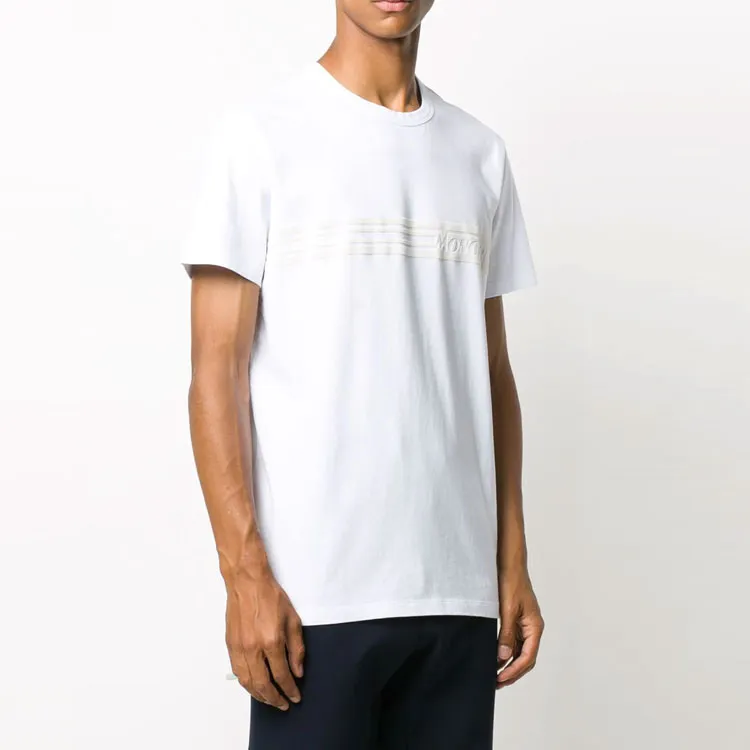 Moncler T Shirts Men White-2