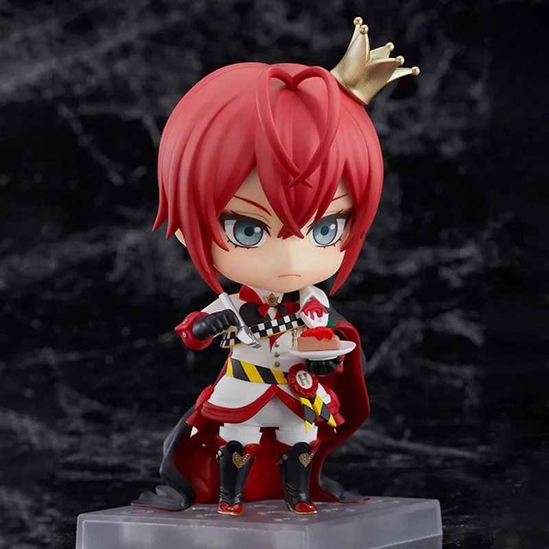 Aniple Disney Figure Print Disney Wonderland Riddle Rosehearts Red Roseheart Nendoroid 10cm With Base Chibi Figures-3