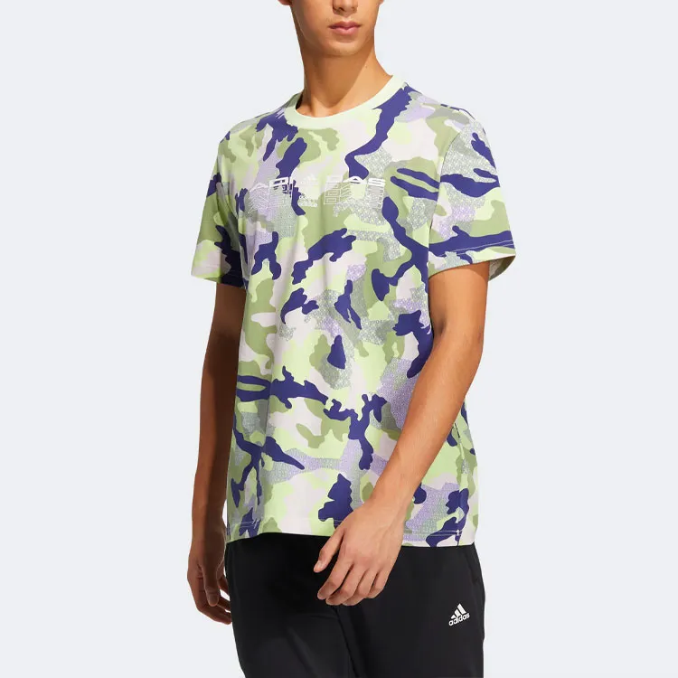 Adidas T-Shirts Men Lime Green-1
