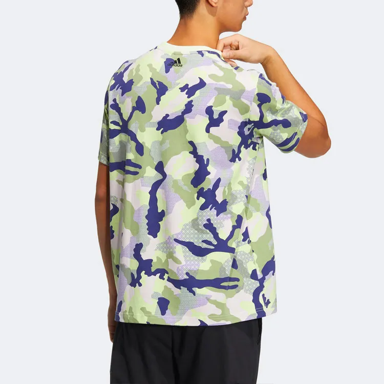 Adidas T-Shirts Men Lime Green-2