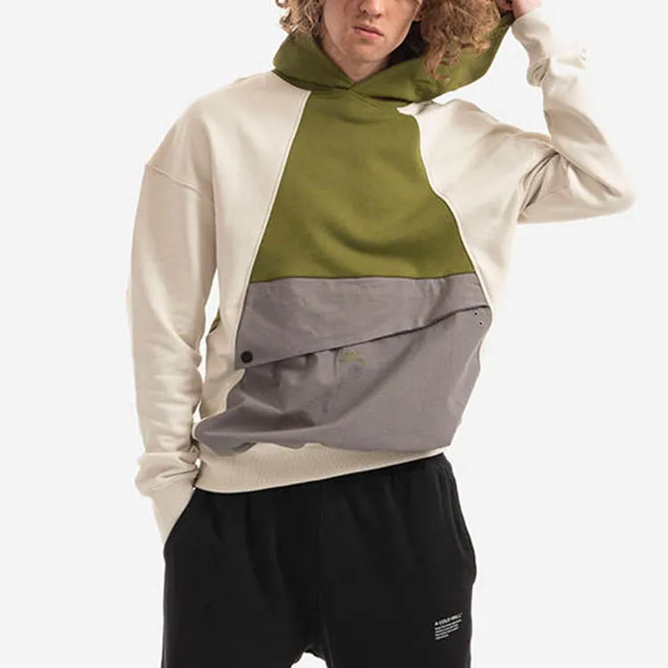 A COLD WALL* Color Block Panelled Hoodie-2