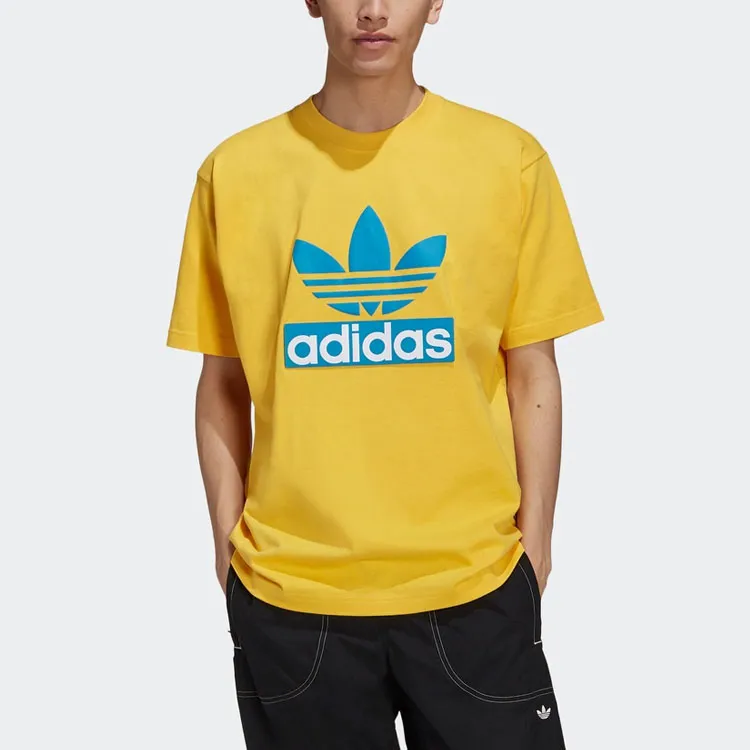 Adidas Originals T Shirt Men's Yellow-1