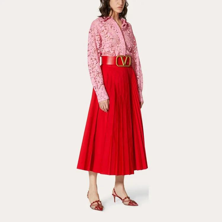 Valentino Lace Buttoned Shirt-1
