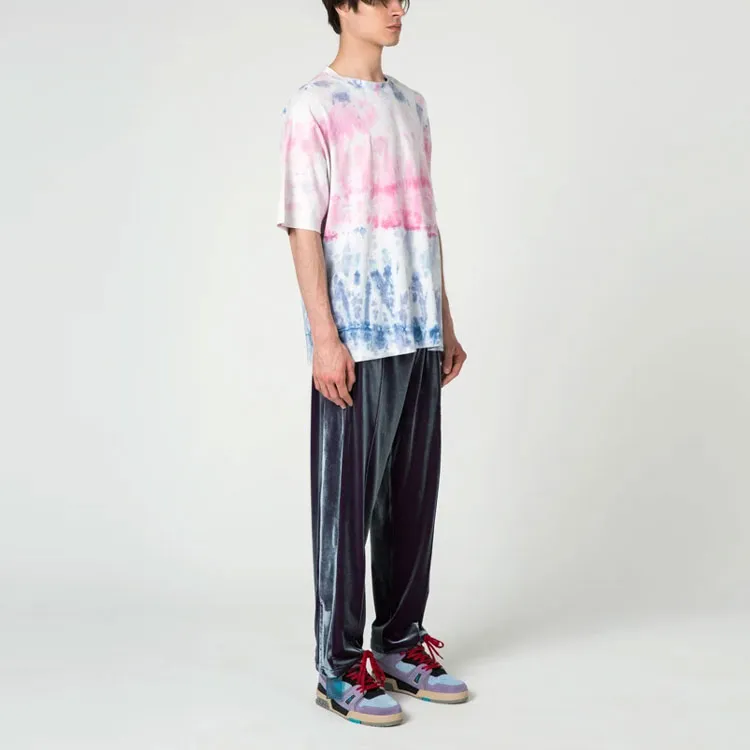 GALLIANO LANDOR Straight Casual Pants Unisex Grape Purple-4