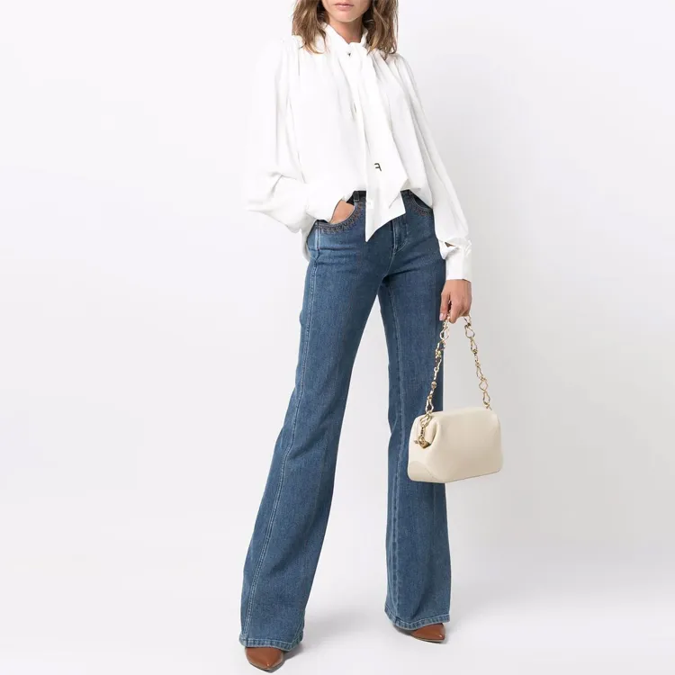 Elisabetta Franchi Foulard-scarf Crepe Shirt-1