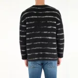 Saint Laurent sequin monogram-detail cardigan