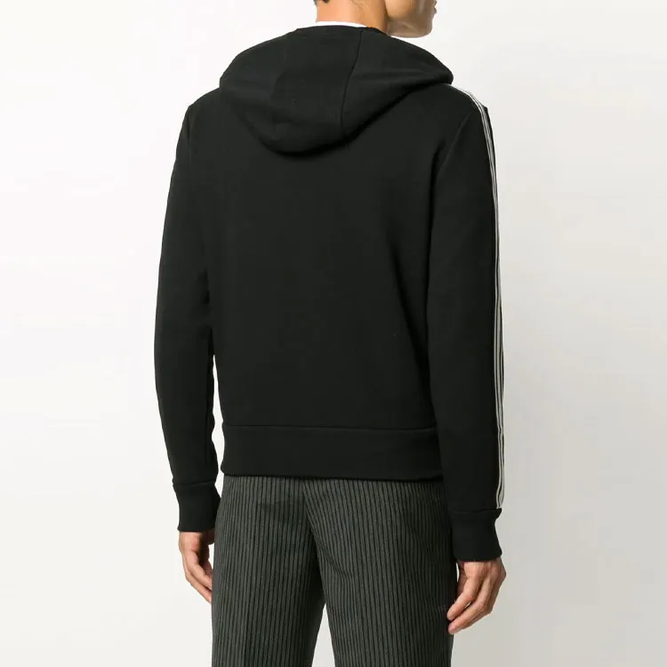 Moncler FW21 Solid Color Hooded Down Jacket Men's Black-2