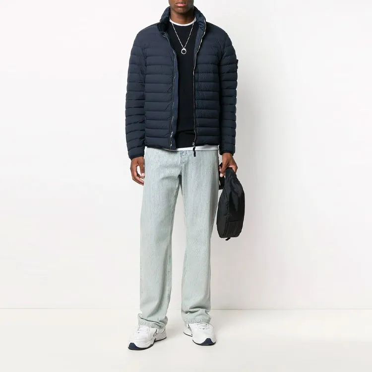 STONE ISLAND Down Jacket Men's Dark Blue-3