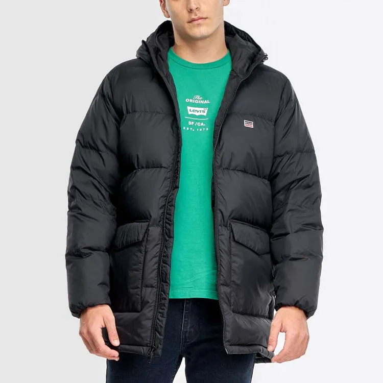 Levis Down Jackets Men Black-2
