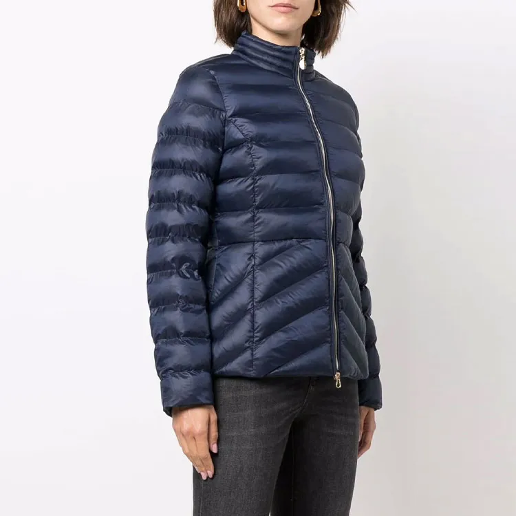 EMPORIO ARMANI EA7 FW21 Puffer Jacket Women's Blue-3
