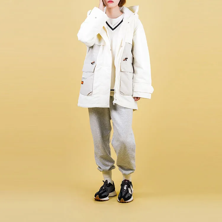 New Balance Puffer Jackets Women's White-3