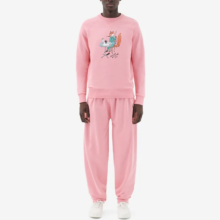 Maison Kitsune Sweatshirts Men Pink-2
