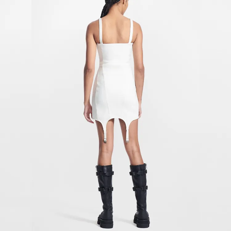 DION LEE Sleeveless Dresses Women's White-3