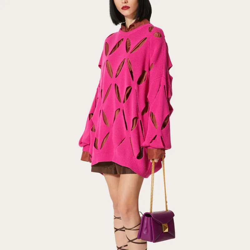 Valentino SS22 Sweater Women's Pink-3