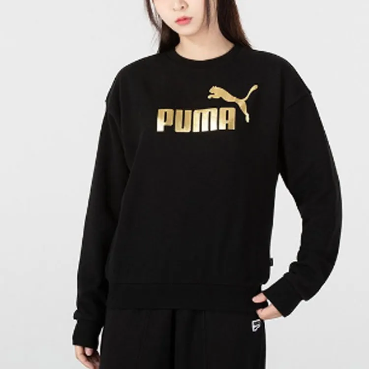 PUMA ESS+ Sweatshirt Women's Black-1
