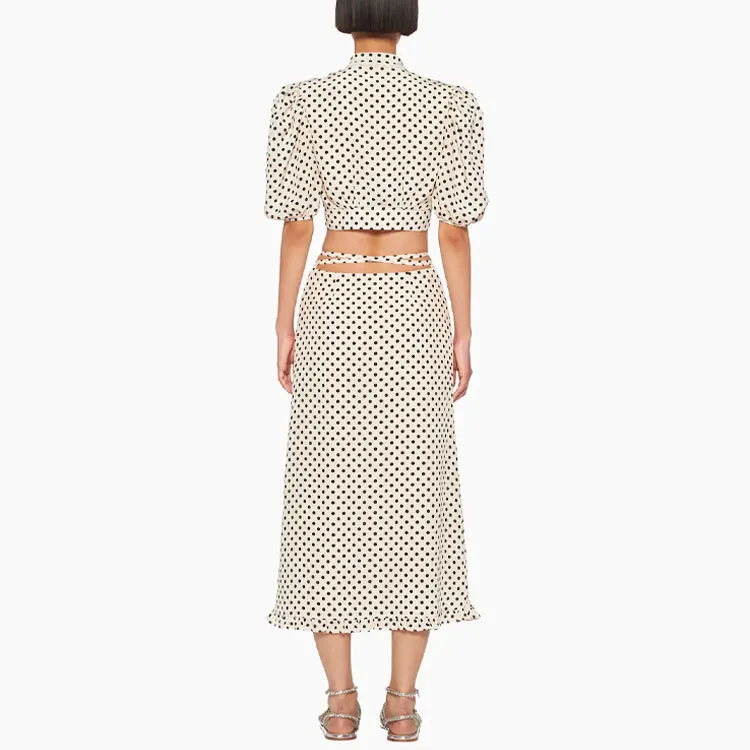 MIU MIU Casual Long Skirts Women's Ivory-2
