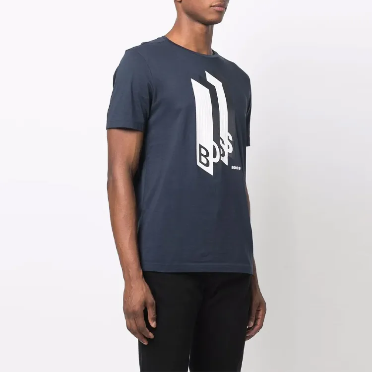 HUGO BOSS T Shirts Men Blue-3