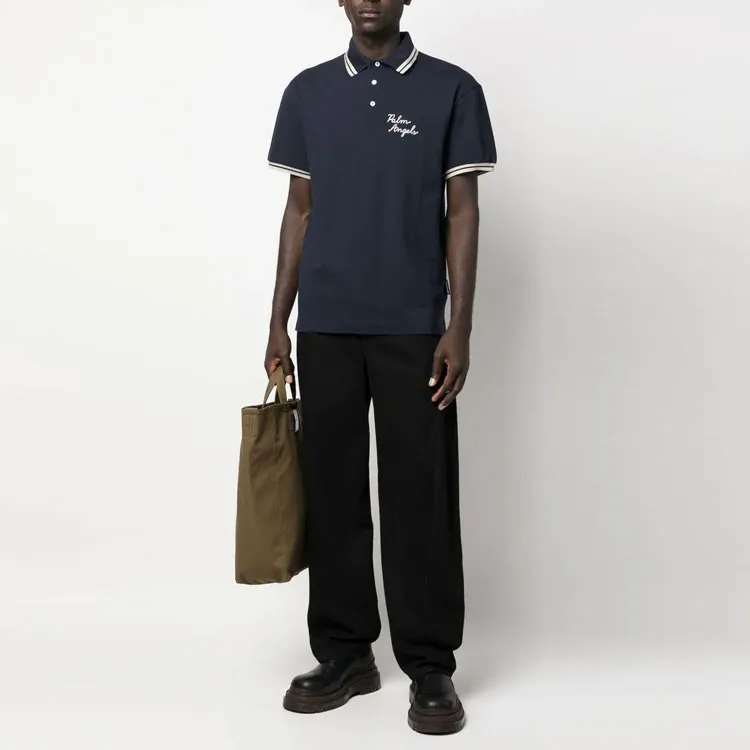 PALM ANGELS Embroidered PALM ANGELS Polo-1