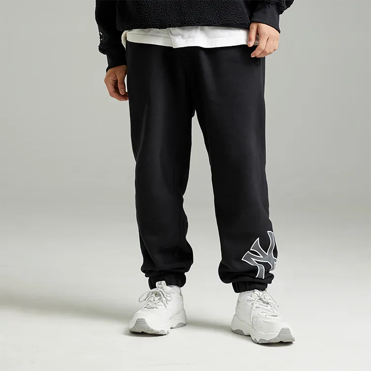 MLB New York Yankees Knitted Sweatpants Unisex Black-6