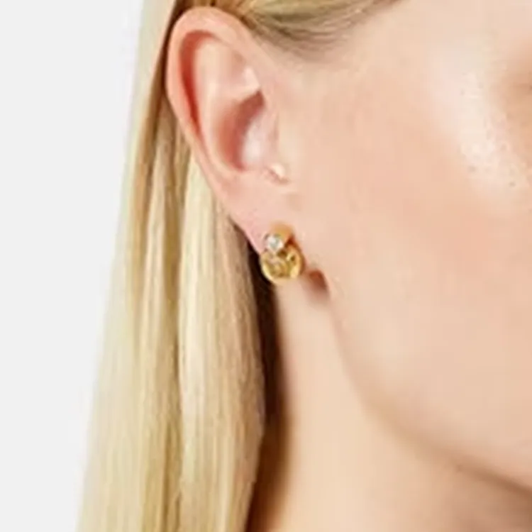 VERSACE Earrings Women's Gold-2