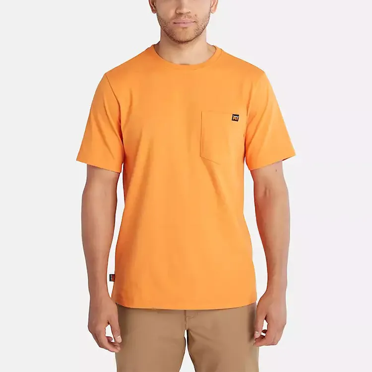 Timberland T-Shirts Men Orange-2