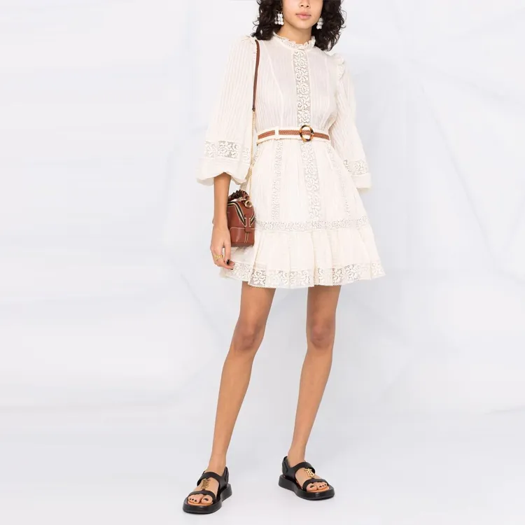 Zimmermann Long-Sleeved Dresses Women's White-2