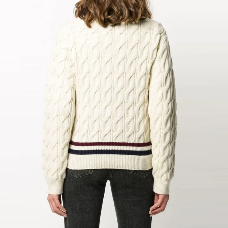 CELINE FW21 Loose Fit Sweater Women's White-2