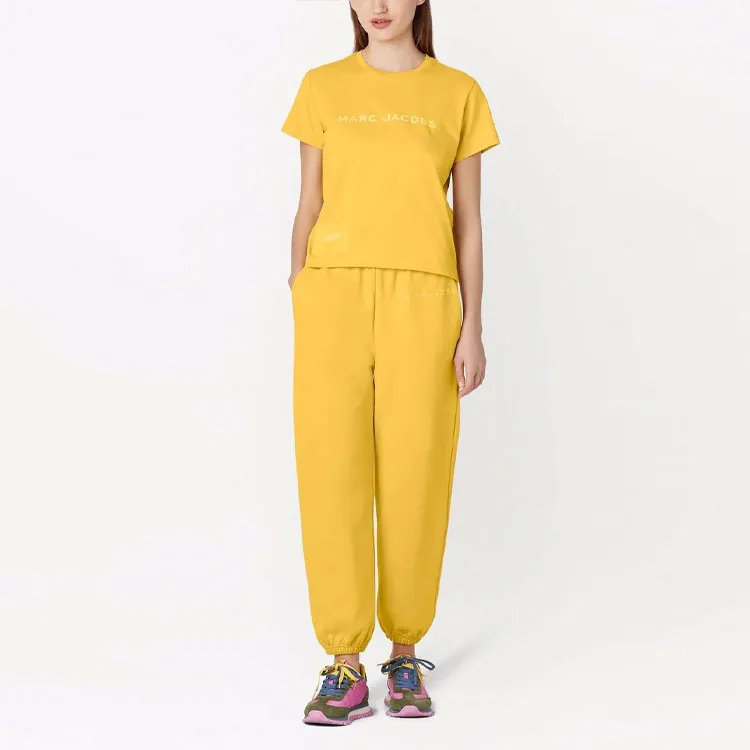 MARC JACOBS Knitted Sweatpants Women's Yellow-1
