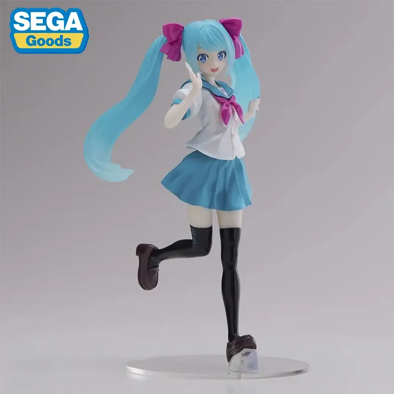 SEGA Hatsune Miku Luminasta VOCALOID 16th Anniversary KEI Ver. Blue Scale Figures 18cm-2