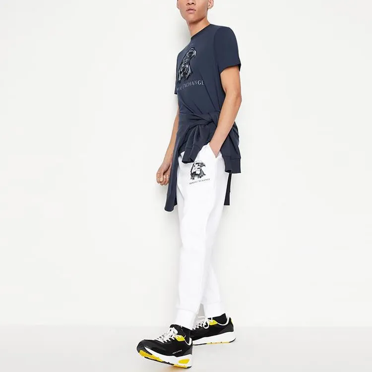 ARMANI EXCHANGE T-Shirts Men Navy Blue-3