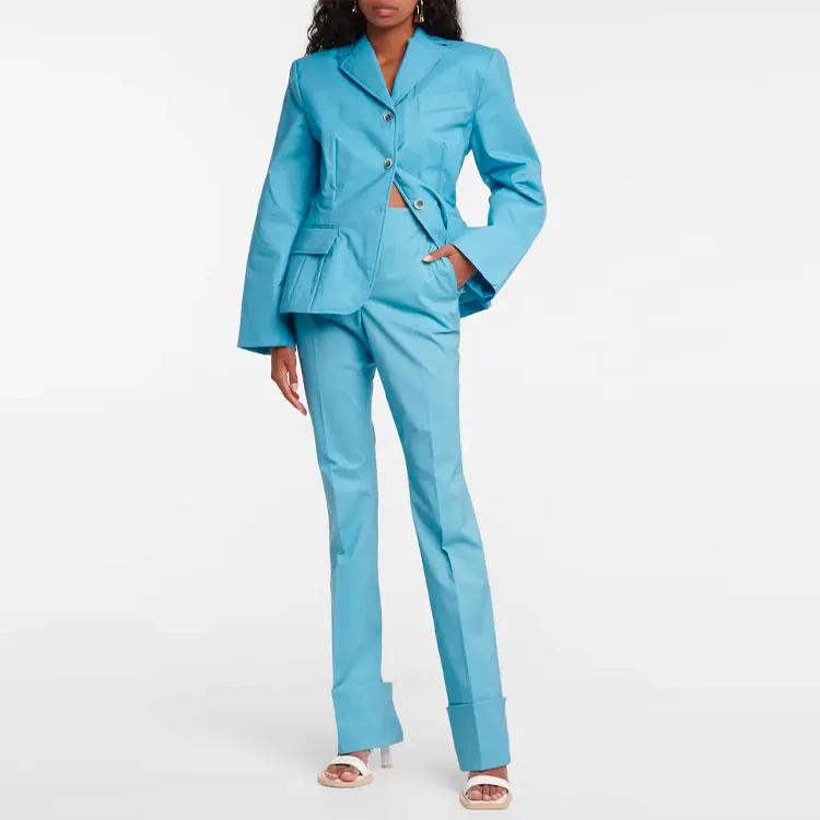 Jacquemus Casual Pants Women's Blue-1