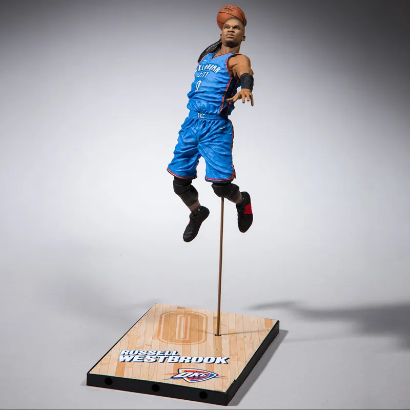 McFARLANE NBA Player Maikfan NBA Collection 2K19 #1, Russell Westbrook Scale Figures-3