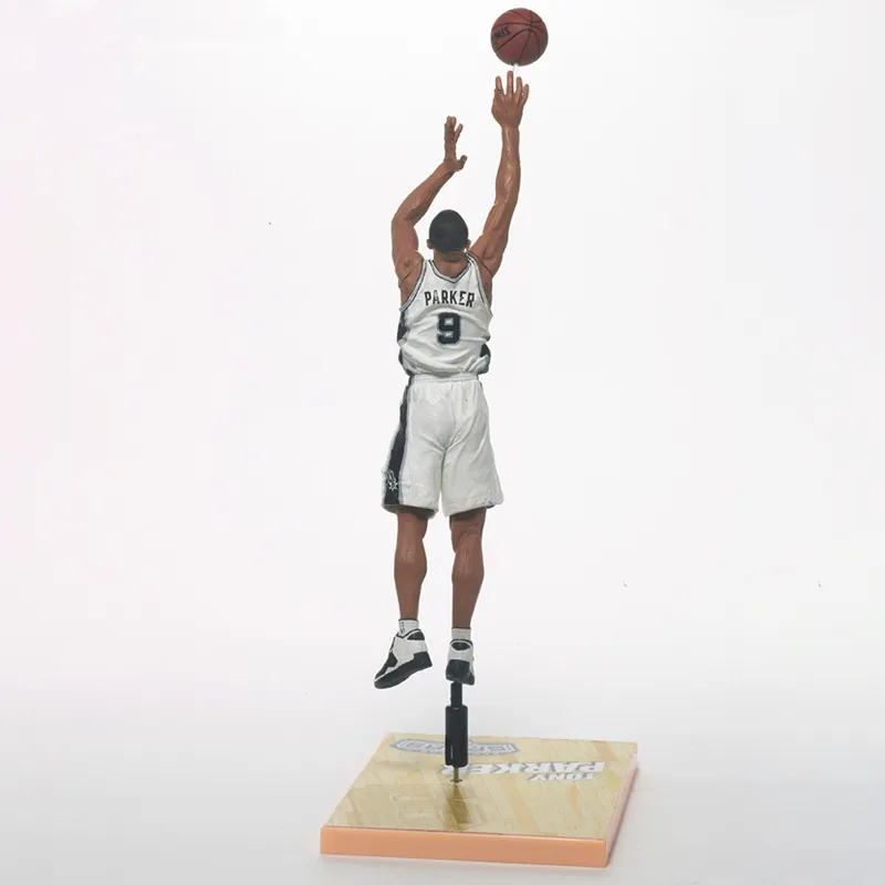 McFARLANE NBA Player Maikfan NBA Collection 23, Tony Parker Scale Figures-3