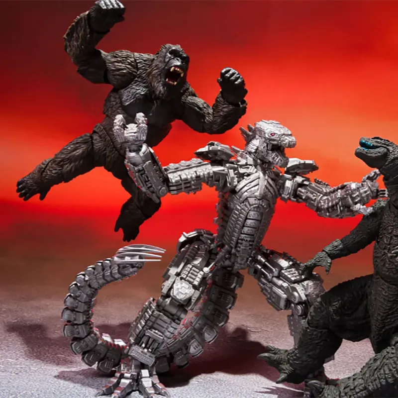 BANDAI Japan Godzilla Vs Kong S.H. Monsterarts Mechagodzilla Action Figure-4
