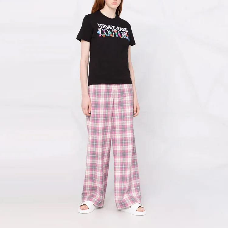 VERSACE JEANS COUTURE SS22 T Shirt Women's Black-1
