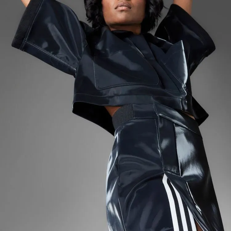 Adidas Blue Version High Shine Skirt Black-6