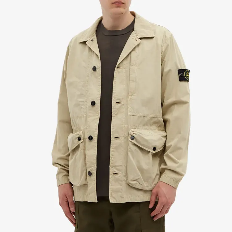 STONE ISLAND Jackets Men Khaki-1