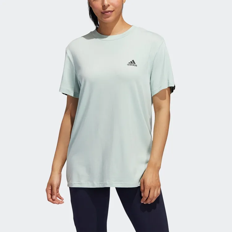 Adidas T Shirts Women's Light Green-2