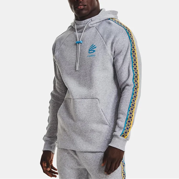 Under Armour Curry Sweatshirts Men Gray-3