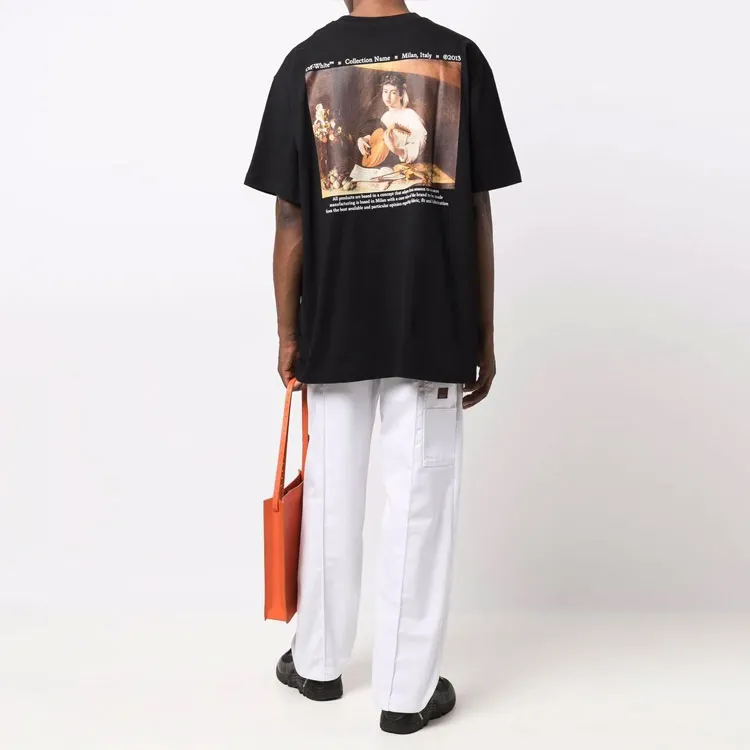 OFF WHITE Caravaggio Lute S/S Over T Shirt-2