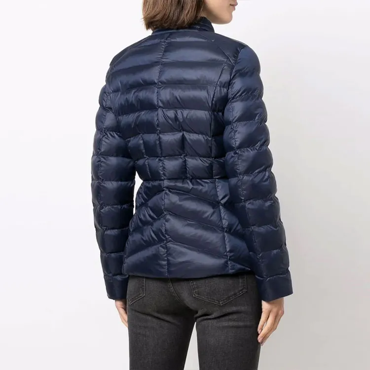 EMPORIO ARMANI EA7 FW21 Puffer Jacket Women's Blue-2