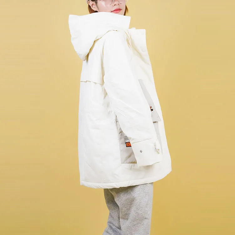 New Balance Puffer Jackets Women's White-8
